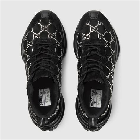 gucci run sneakers women's|Gucci bedazzled sneakers.